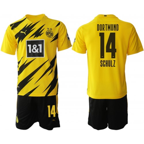 Borussia Dortmund Dres Nico Schulz 14 Dječji Domaći 2020/21 Kratkih Rukava Borussia Dortmund Dres Nico Schulz 14 Dječji Domaći 2020/21 Kratkih Rukava